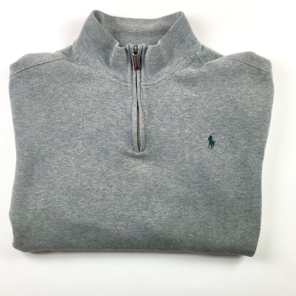 Polo Ralph Lauren Men’s M Sweater Pullover Gray - Picture 5 of 5